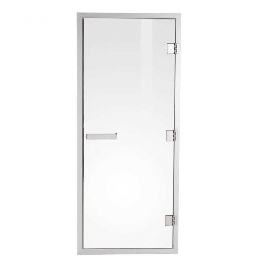 Sauna Door White Glass