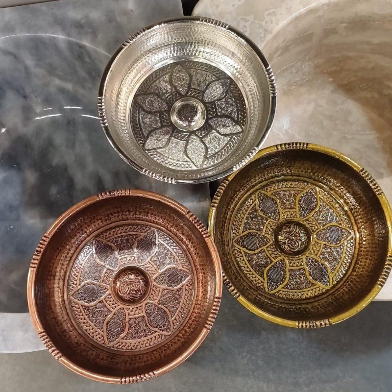 Copper Bath Bowls