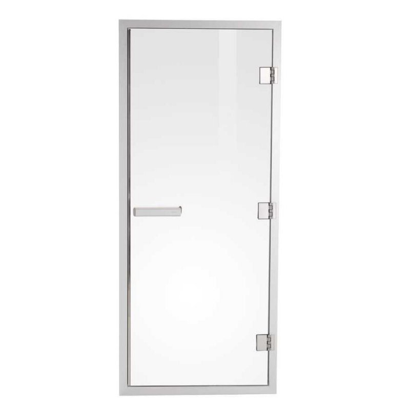 Sauna Door White Glass